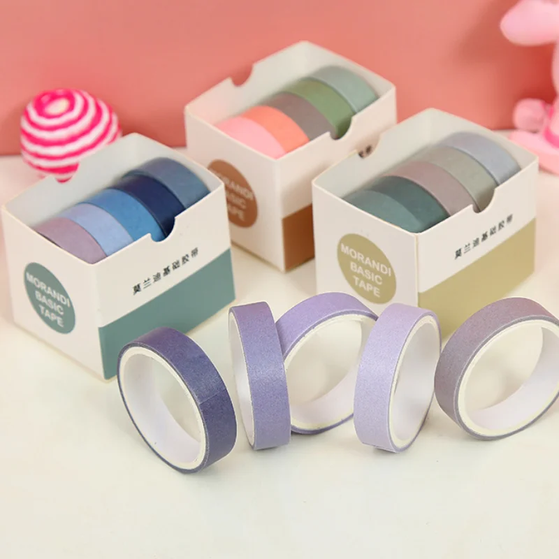

Washi Tapes Set Hand Account Sticker Kids Kawaii Stationery DIY Cute Stickers Scrapbook Decoration Student School Supplies