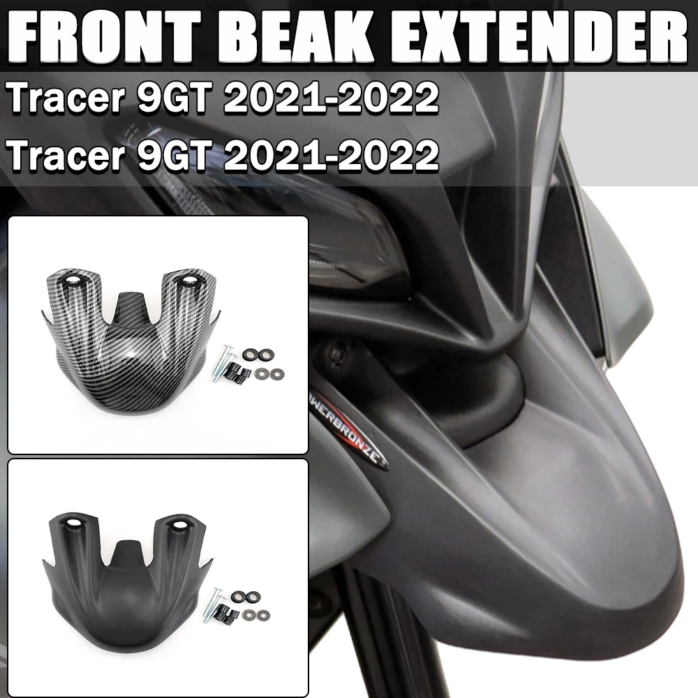 

MTKRACING For YAMAHA Tracer 9 GT 2021 2022 Beak Nose Cone Extension Cover Front Wheel Fender Extender Cowl 9GT 900 900GT