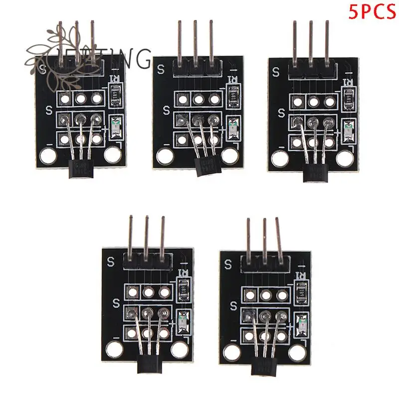 

5PCS KY-003 hall effect magnetic sensor module for pic avr smart car
