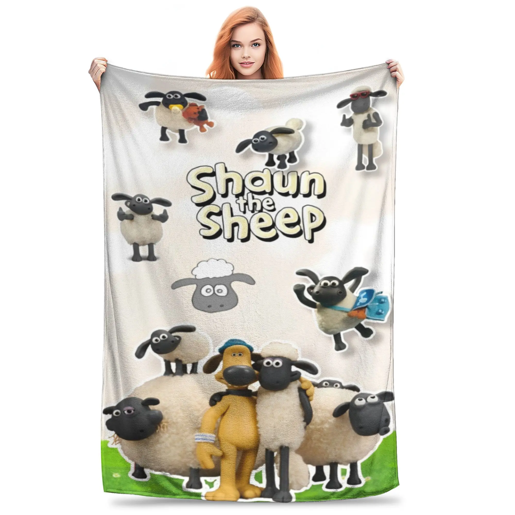 Одеяло с героями мультфильмов Relax Shauns The Sheep аксессуары декоративное одеяло для