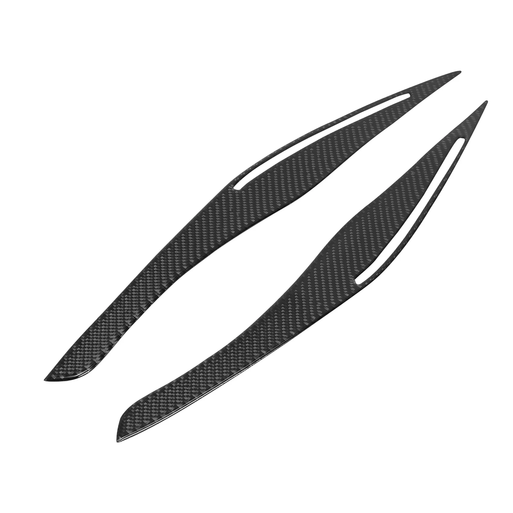 Наклейки для передних фар из углеродного волокна накладки бровей BMW E90 E91 328I 335I M3