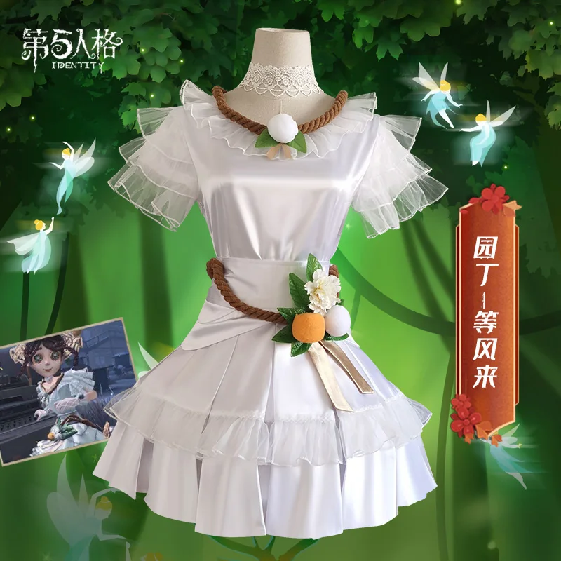 

COS-HoHo Anime Identity V Emma Woods Game Suit Elegant Dress Uniform Cosplay Costume Halloween Party Role Play Outfit For Women