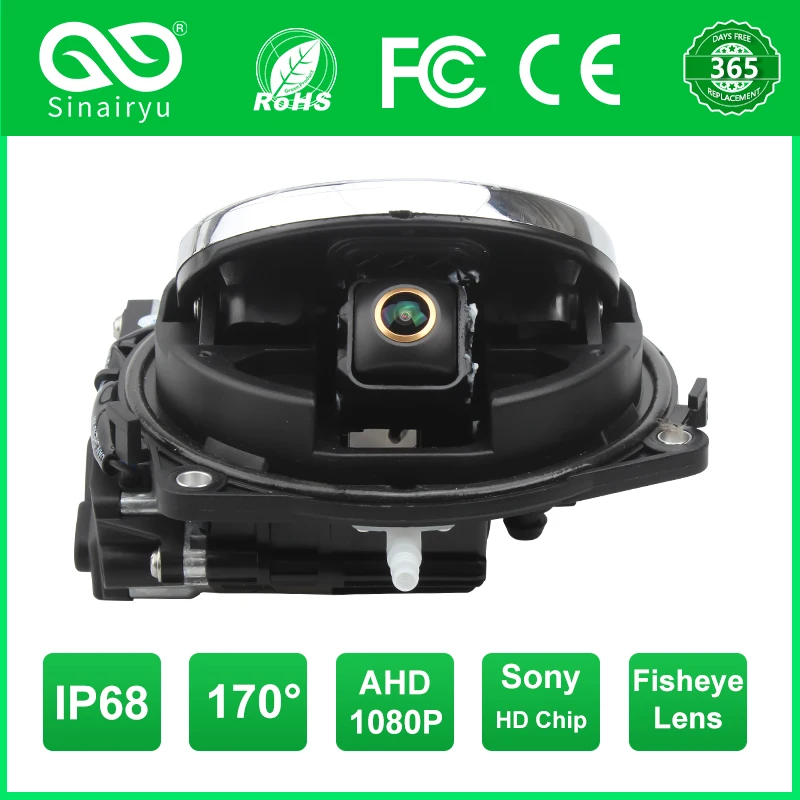 170° AHD 1080P Flip Emblem Rear View Reverse Backup Camera For VW Golf 6/7/8 Polo CC Beetle Magotan B6 B7 B8 EOS T-roc Passat