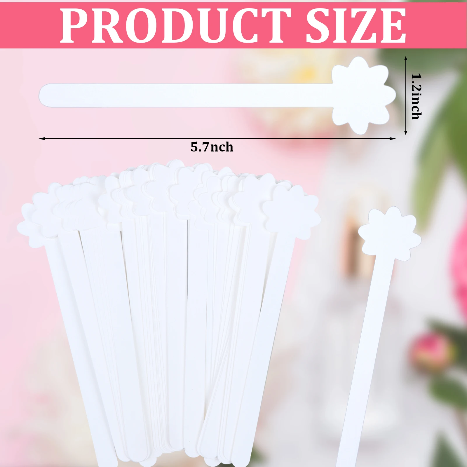 

TBoxBo 200 Perfume Test Strips White Perfume Paper Strips Premium Fragrance Test