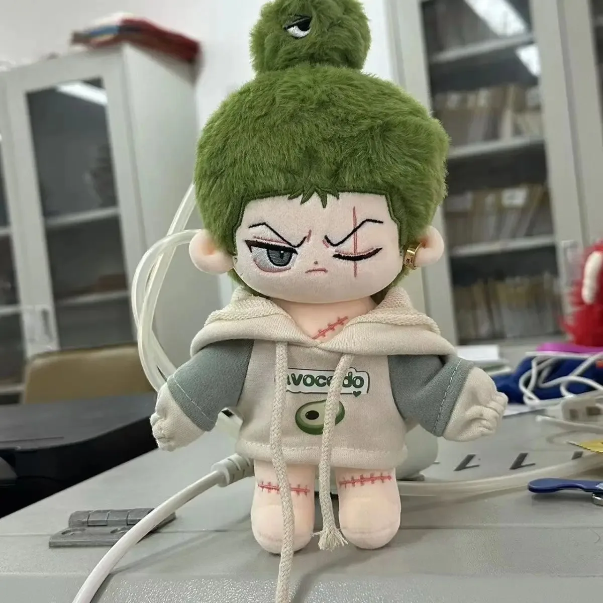 

Cute Zoro Monster Anime Role Plush Cotton Doll Body Cosplay 20CM Cartoon Change Clothes Plushie Pillow Gift