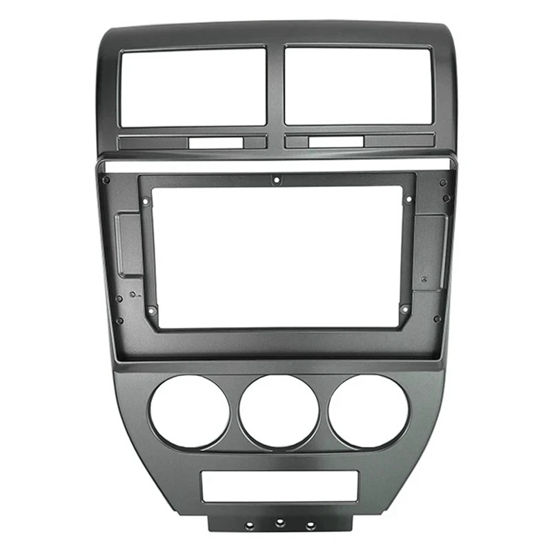

2 DIN 10.1 Inch Car Dashboard Frame Radio Panel Frame DVD Panel Suitable For JEEP Compass Patriot 2007-2009