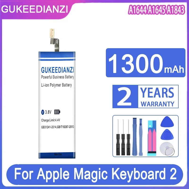Аккумулятор GUKEEDIANZI для Apple Magic Keyboard/Mouse 2 Wireless 020-00634 020-00633