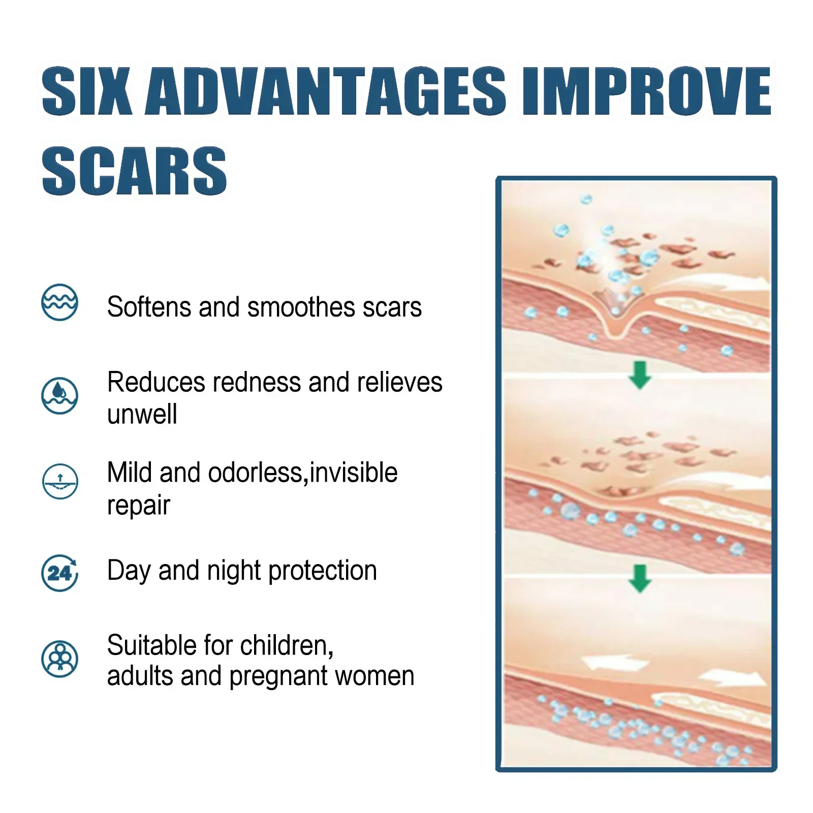 Крем от акне растяжек и шрамов для беременных