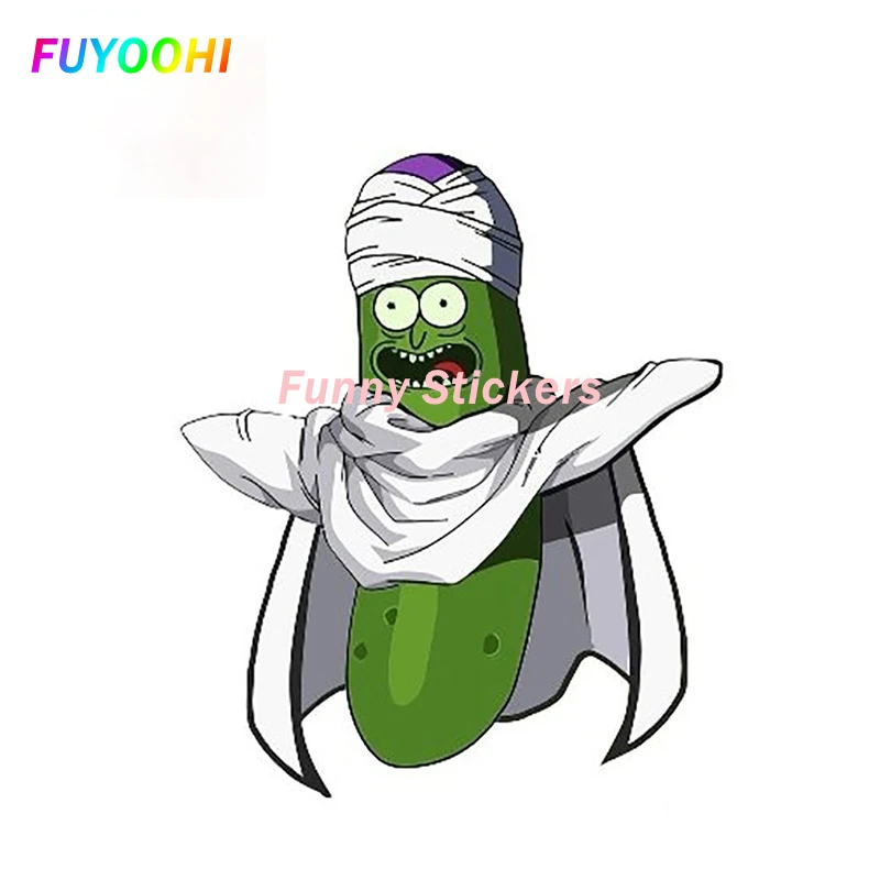 

FUYOOHI Play Stickers Funny Pickle-O (Piccolo) Rick Pvc Car Stickers Vinyl Decal Car Stickers Auto Car Styling Car Accessories