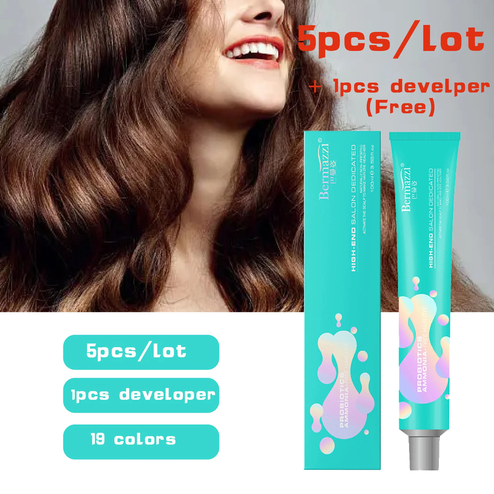 S Hair Dye Permanent Cream Hair Coloring Pigment Hair Paints