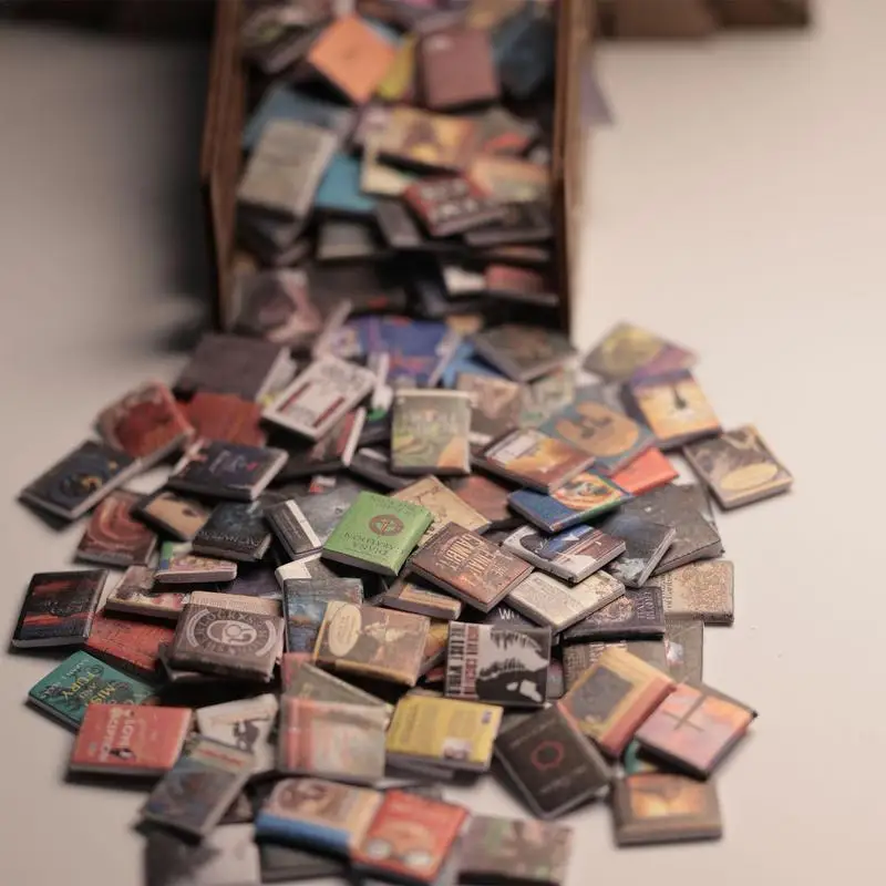 

Миниатюрные книги для кукольного домика 200 шт