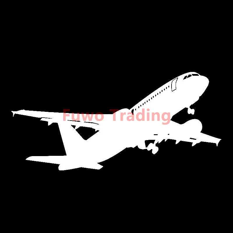 Fuwo Trading Car Sticker Personality Creativity Fine Flight Plane Is about To Take Off Vinyl Decal Clear New Tide Pattern PVC