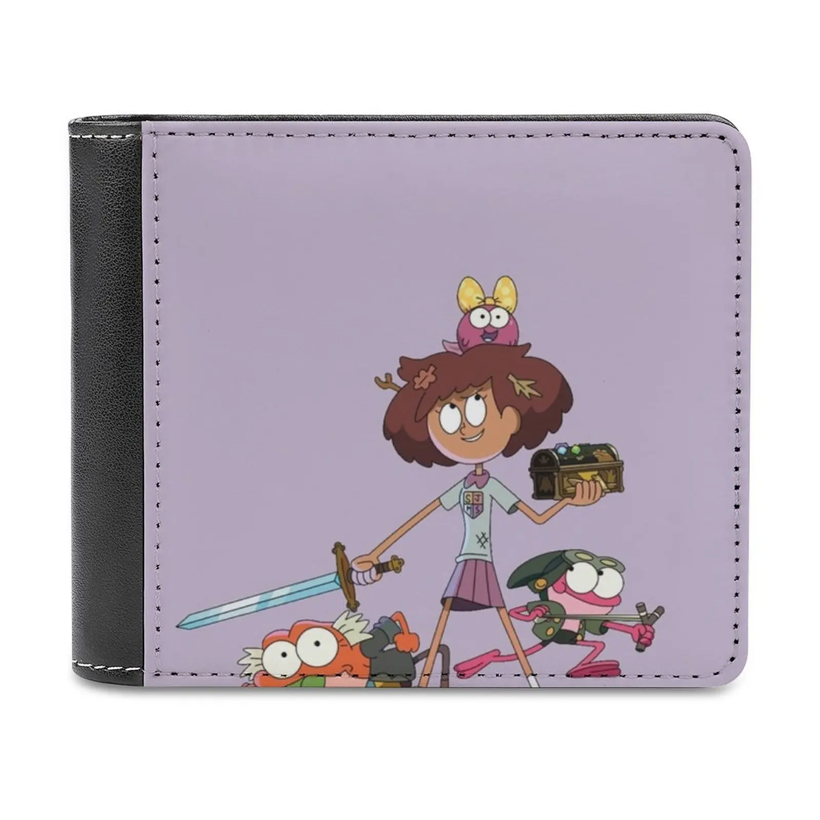 

Anne And Plantar модный семейный кошелек для кредитных карт кожаные кошельки персонализированные кошельки для мужчин и женщин Amphibia Anne