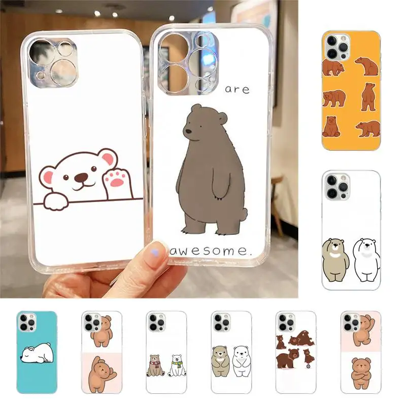

Cartoon Bear Phone Case For Iphone 7 8 Plus X Xr Xs 11 12 13 Se2020 Mini Mobile Iphones 14 Pro Max Case
