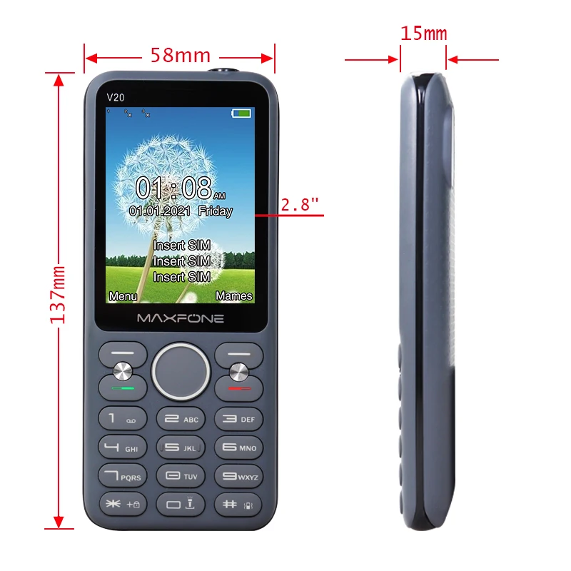Телефон GSM с 3 SIM-картами 4 режима ожидания большой ффонарь MP3 MP4 Портативный