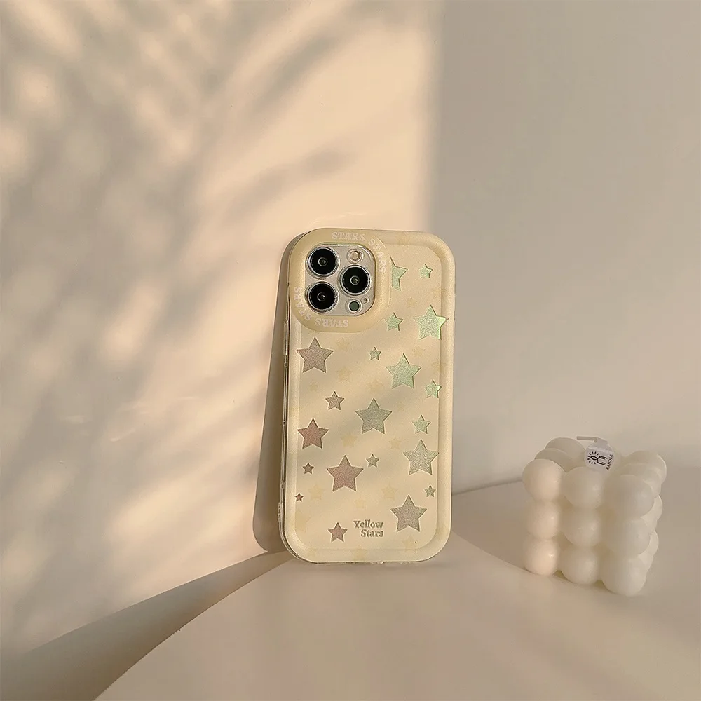 

Star Apple 13 Phone Case Women's iPhone 14 Pro Max Protectivecase 12 Generation 14 Color Change