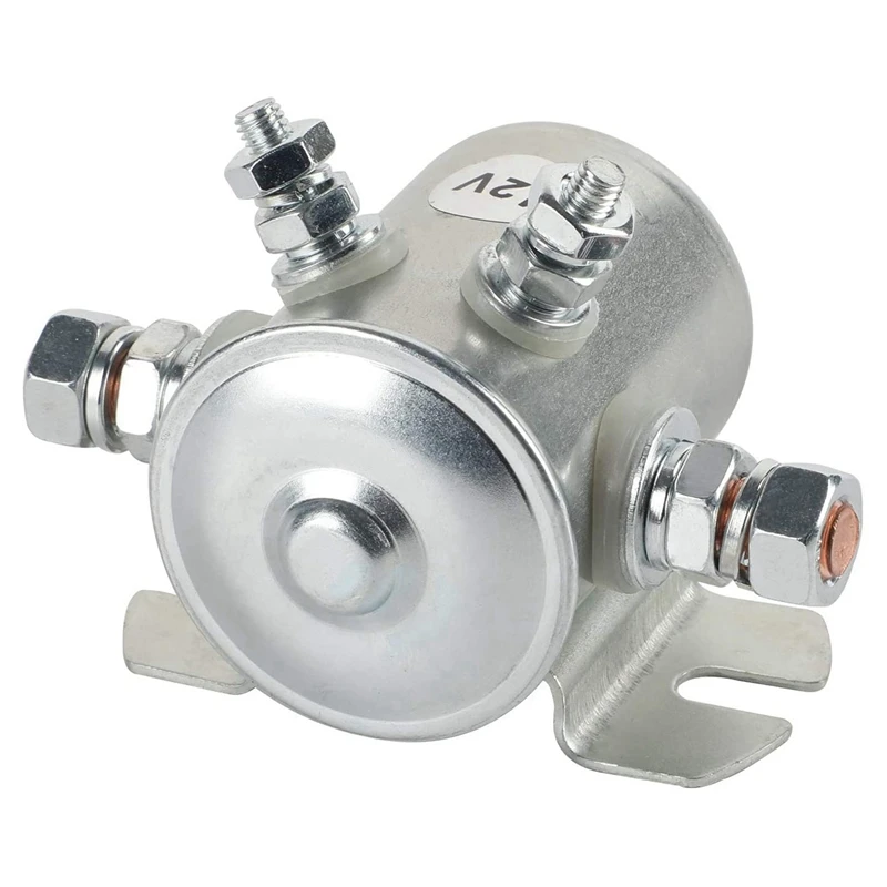 

4X Max 300A Continuous Duty Solenoid Relay 12V DC Starter Solenoid For Golf Carts,Winch ,Marine In Rush