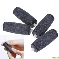 4 pcs refill roller heads extra coarse replacement refill roller head dark gray for electric pedicure foot file home tools