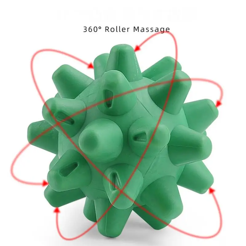 Прочный массажный мяч с спицами ТРИГГЕРНАЯ точка спортивный фитнес снятие боли в