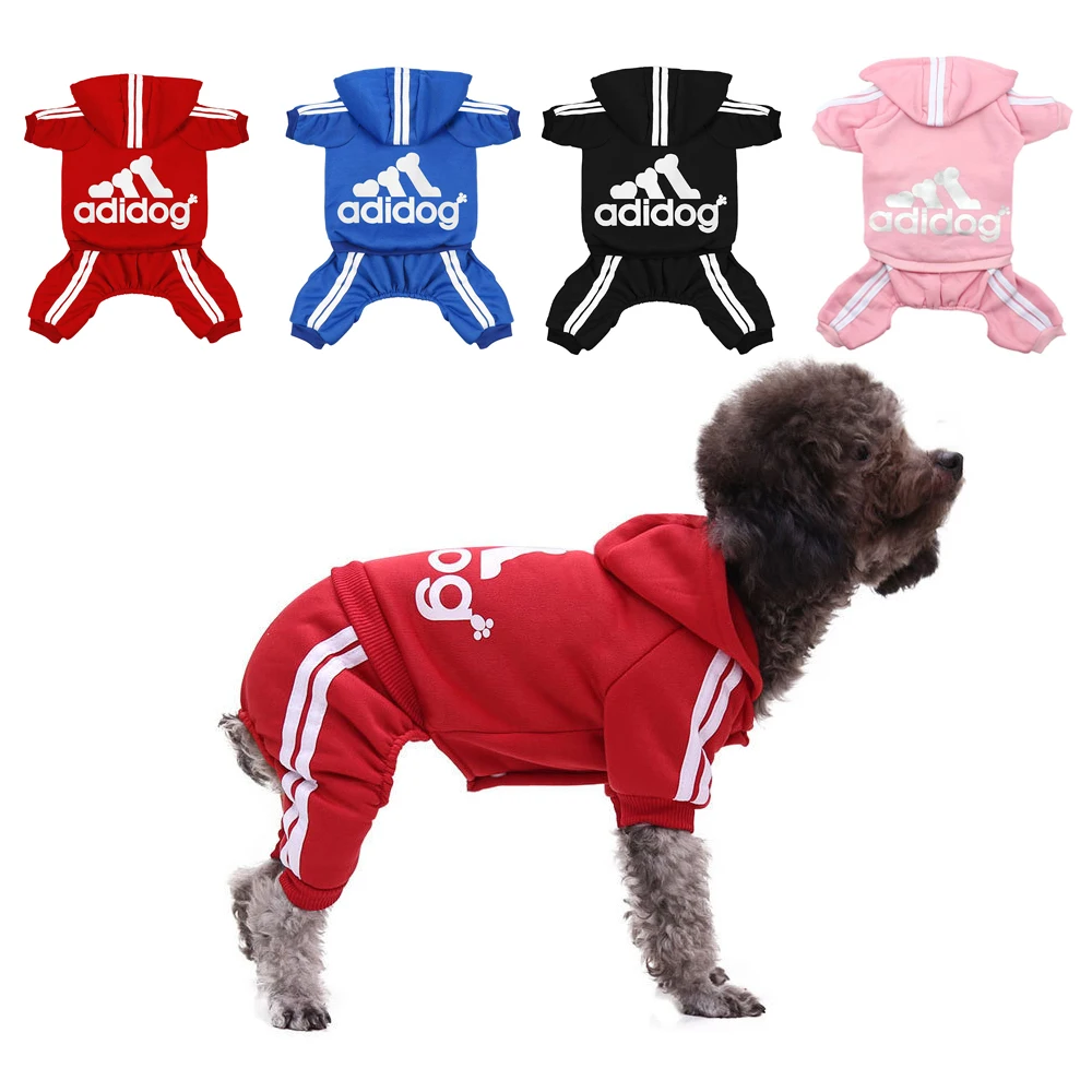 

Adidog Pet Dog Clothes for Small Dogs Cats Clothing Cotton Dog Hoodies Sweatshirt Hot Selling Warm Two-Legged Pets Coat Jacket