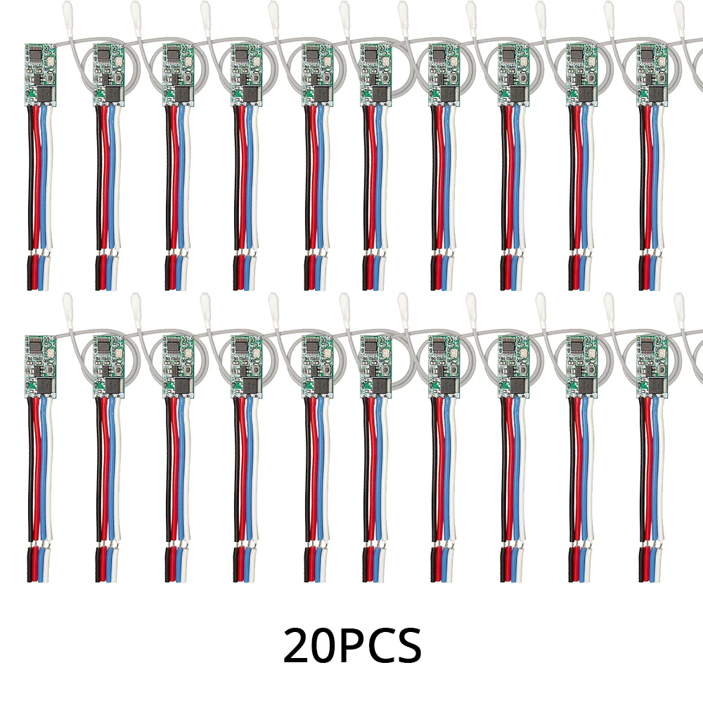 

Беспроводной релейный пульт дистанционного управления QIACHIP RF, 433,92 МГц, 3,6 В, 5 В, 9 В, 12 В, 24 В