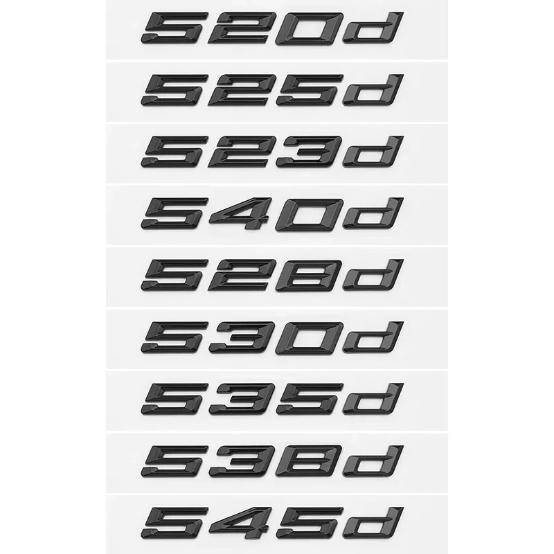 Для BMW 5 серий E39 E60 E61 F10 F11 G30 520d 523d 525i 528i 530e 535i 540e автостайлинг багажник Письмо