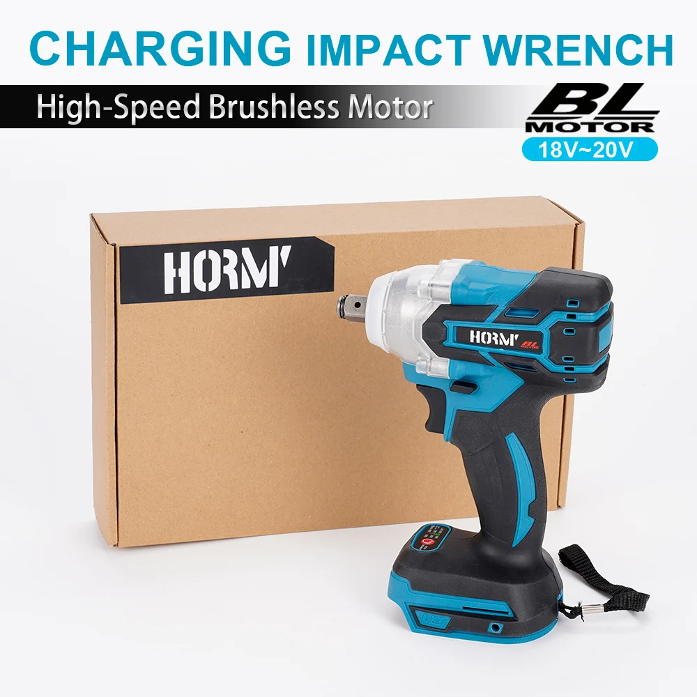 Гайковерт ударный аккумуляторный, 18 в, 1/2 нм, с аккумулятором