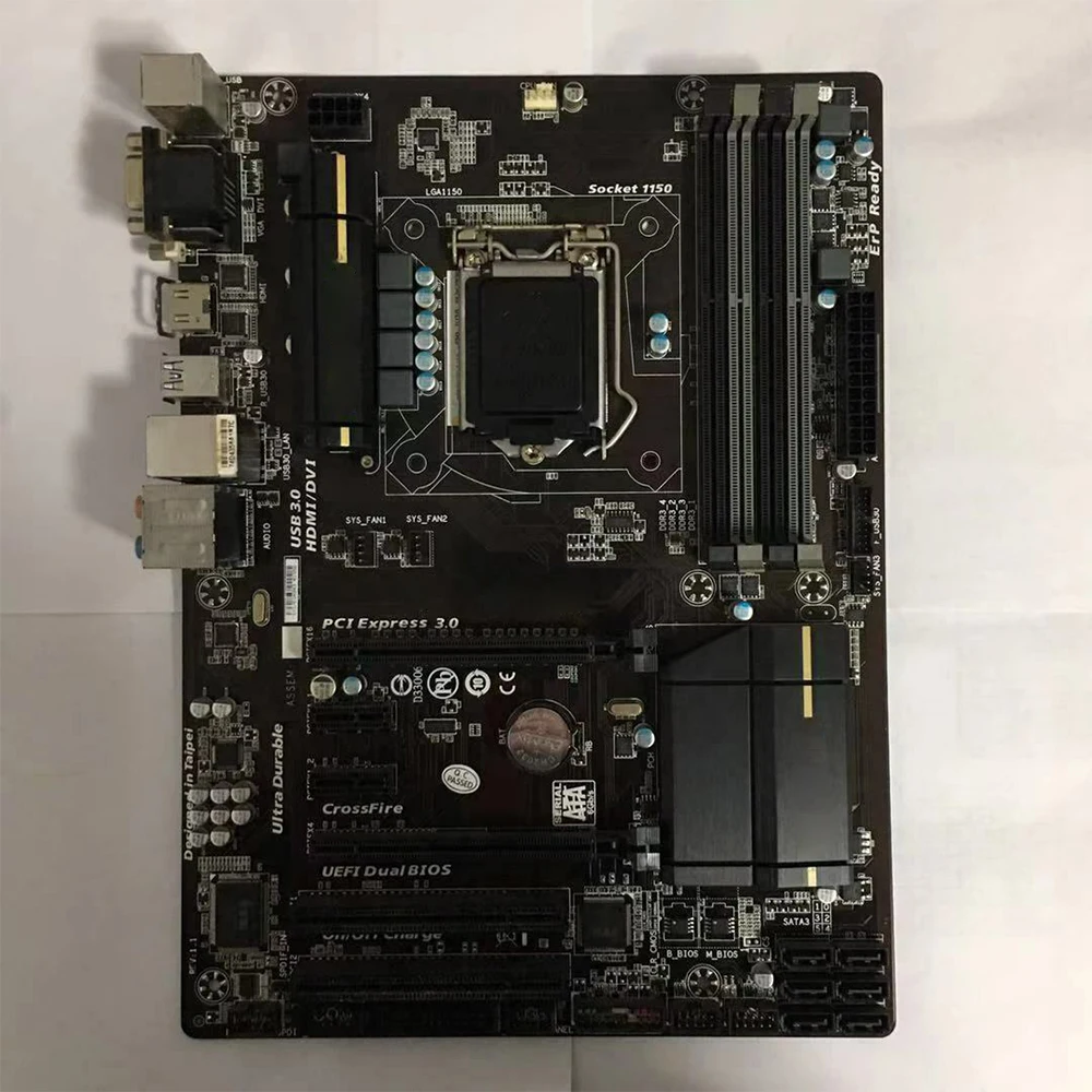 

Для Gigabyte GA-H87-HD3 LGA 1150 DDR3 ATX материнская плата HDMI DVI VGA б/у