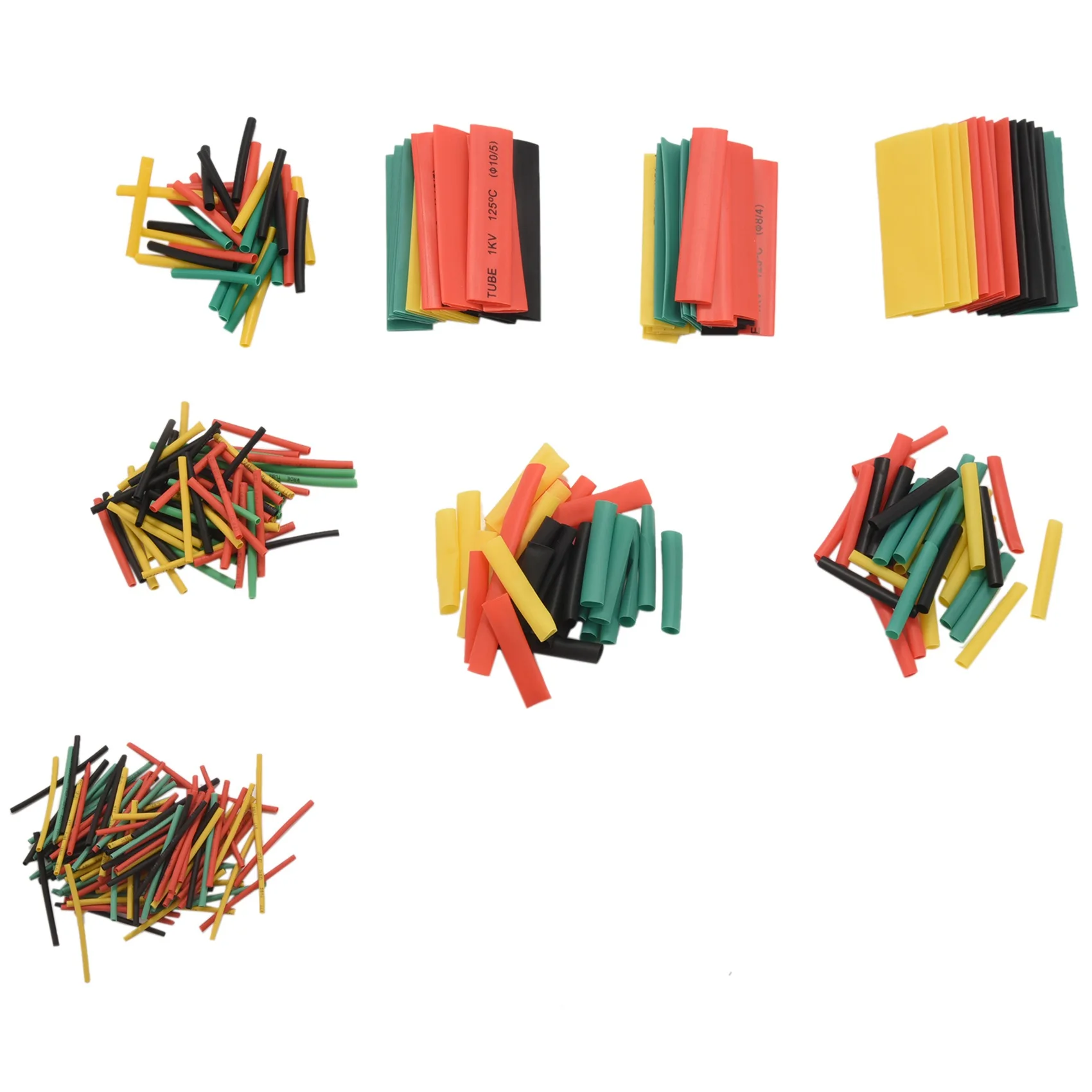 

328 шт., термоусадочные трубки для проводов, 2:1