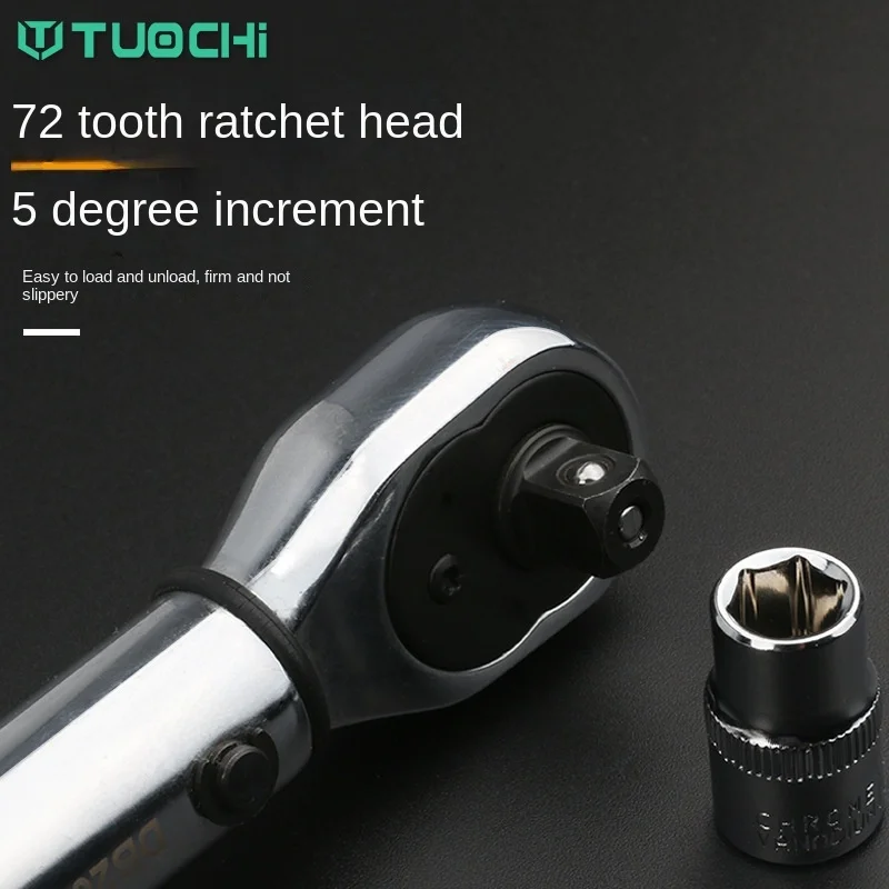 

Динамометрический ключ 1/2 дюйма, регулируемый инструмент для ремонта автомобиля, шин 60 нм, предустановленный Высокоточный Динамометрический Трещоточный ключ