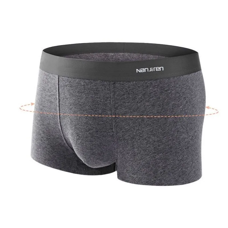 Male Fashionable Panties Casual Mens Underwear Boxers Breathable Man Solid Color Underpants Comfortable High Quality Men Shorts