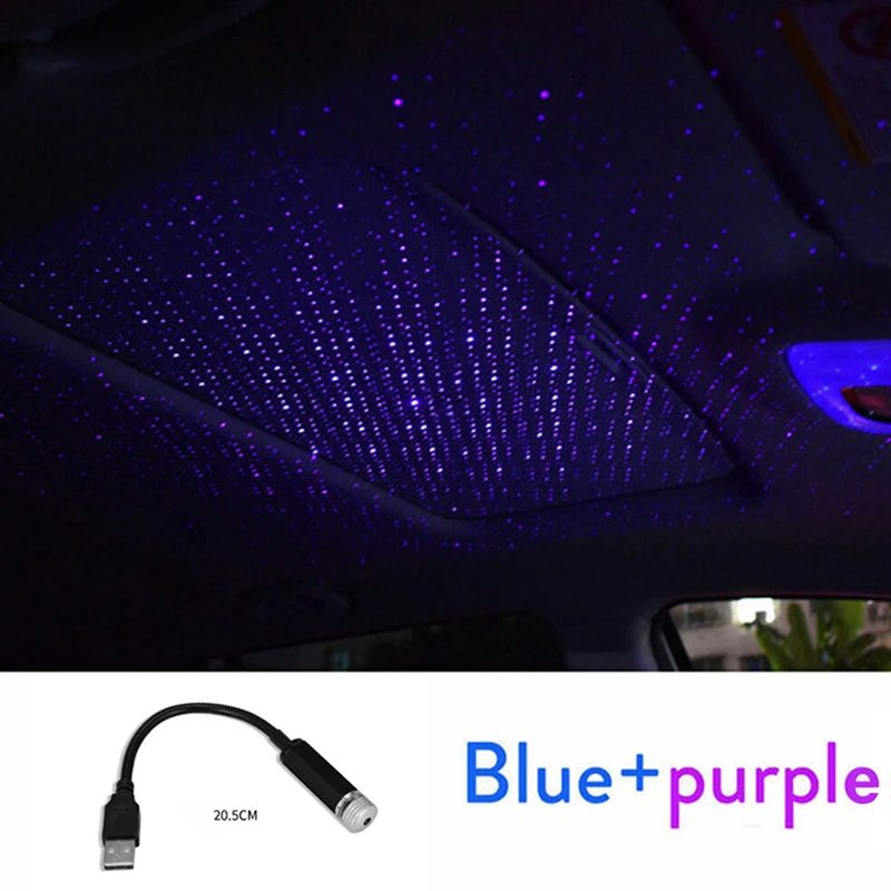 

Романтический светодиодный Ночной светильник с изображением звездного неба, лампа-проектор с питанием от USB для Галактики, декоративный по...