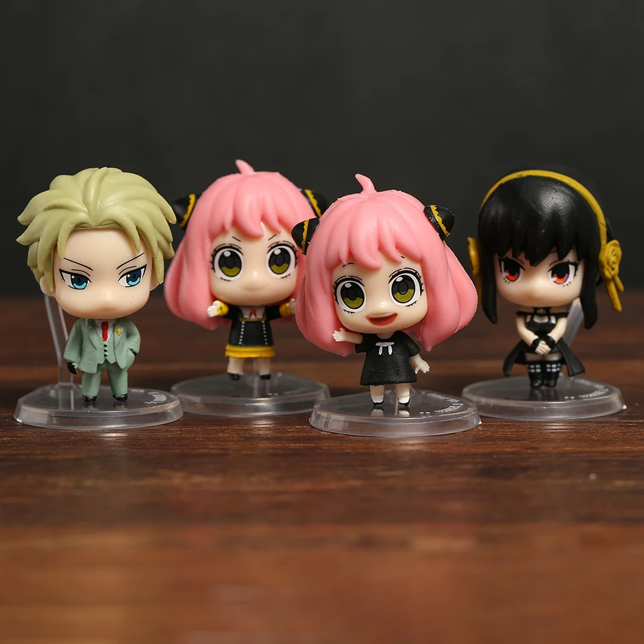 

SPY x FAMILY Capsule Anya Loid Yor Forger Collectile Model Figures Kawaii Dolls Toys 4pcs/set