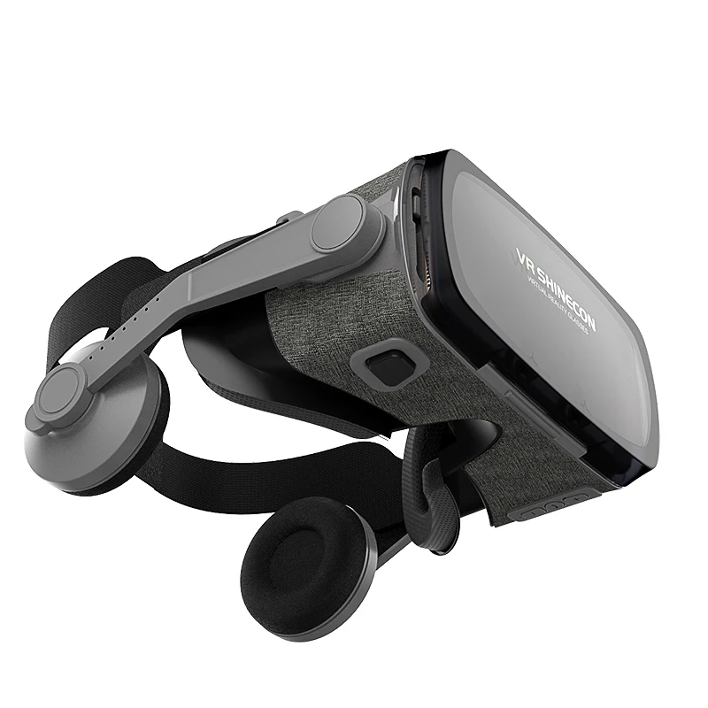 

VR Shinecon SC-G07E Headphone 3D Glasses Virtual Reality Headset Helmet Goggle Lenses For Smart Phone Video Game Binoculars