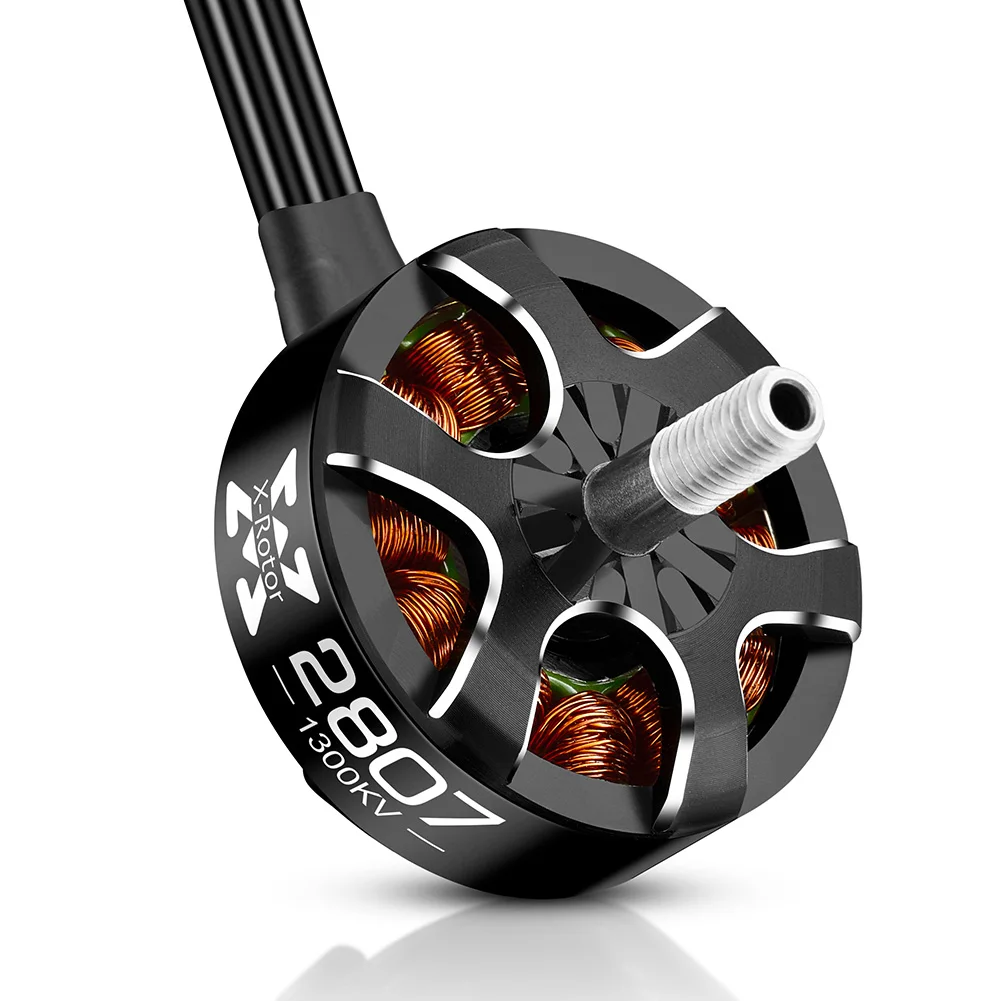 4 шт. HOBBYWING Xrotor 2807/2812 900/1100/1300KV 4-6S 1500KV 4-5S/1700KV 3-4S черные бесщеточные двигатели для