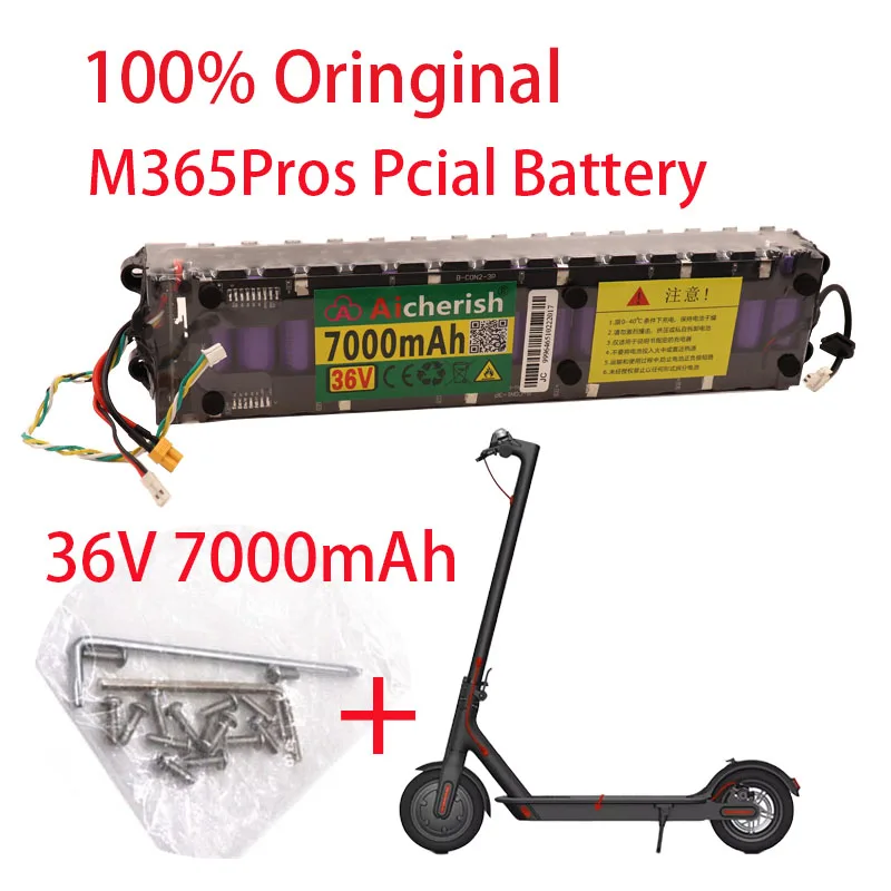 

2021 новый оригинальный 36 в 7000 мАч аккумулятор для Xiaomi M365 M356 Pro специальный комплект литий-ионных батарей 36 в 7 Ач для верховой езды 40 км
