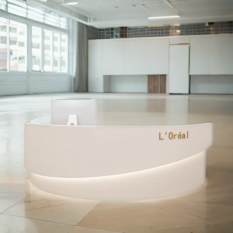 Стойка регистрации магазина роскошная стойка для приема парикмахерская мебель