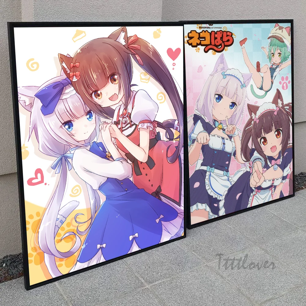 Nekopara Neko Para аниме постер наклейки художественные настенные фрески Декор игровой