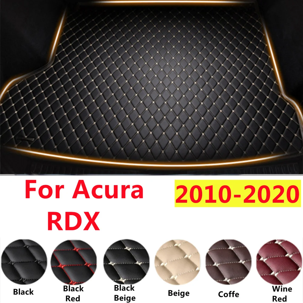 

SJ XPE Кожаный Автомобильный Коврик для багажника, подходит для Acura RDX 2010-11-2020 задний поднос для ботинок, автомобильный поднос, грузовой ковер, багажная грязевая Подушка, аксессуары