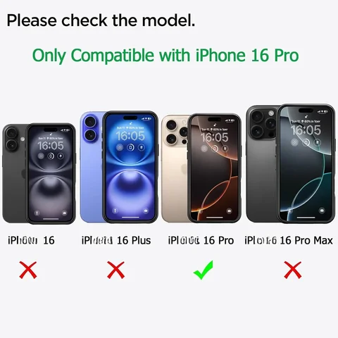 Чехол Power Case для iPhone 16 Pro, умный чехол для зарядного устройства, аккумуляторная батарея, аккумуляторная батарея, внешняя крышка для зарядки аккумулятора