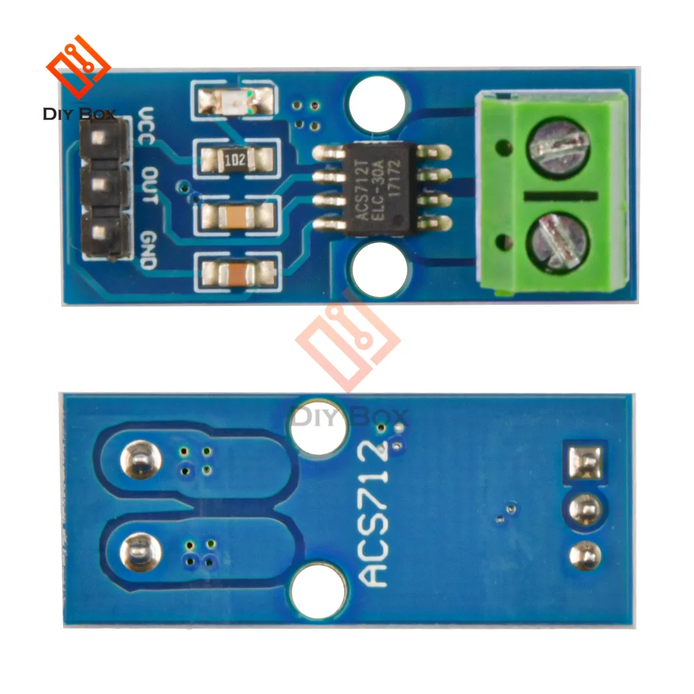 

Модуль датчика тока, 5 в постоянного тока, Φ/20A/30A, ACS712ELC IC чип, замена ACS712 5A 20A 30A, модуль датчика тока Холла для Arduino