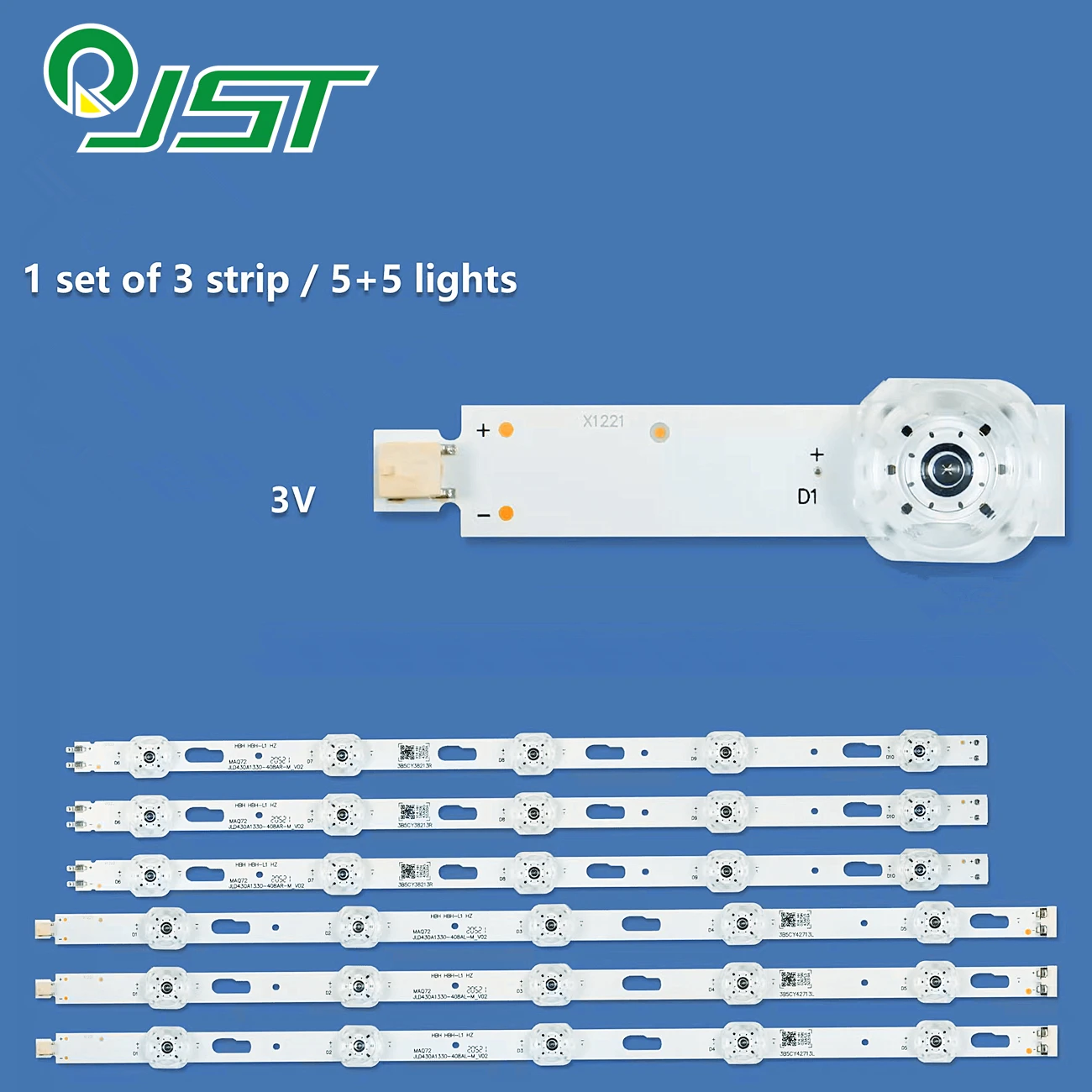 Комплект светодиодов UE43TU7100UE43TU7000UE43TU8000UE43TU7105K 30-43-0D23-3x10-804.25x12.5- 200624 -1 4 CRH-P43S 6303003101