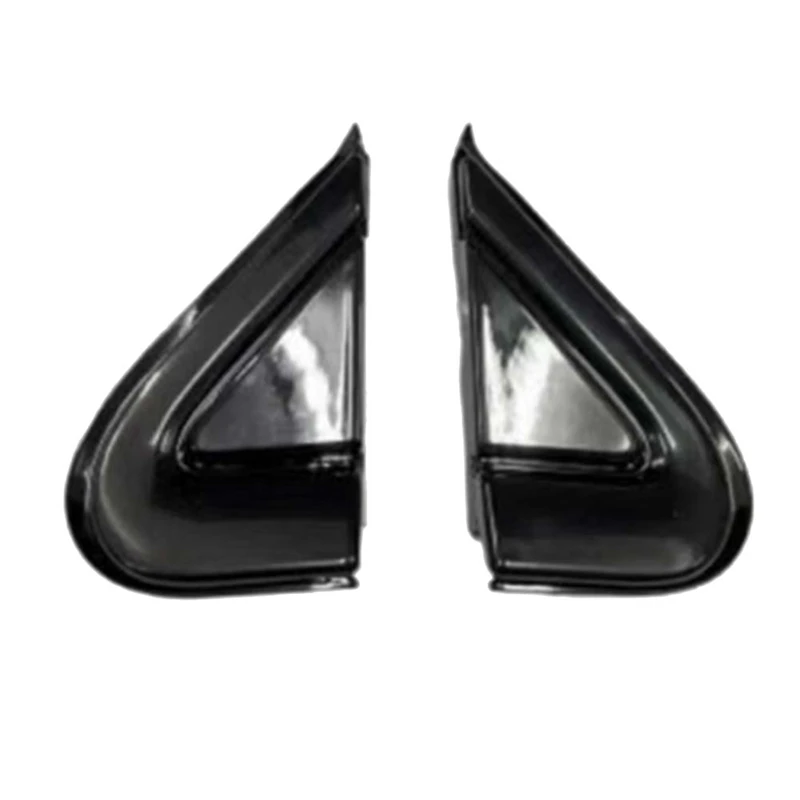 Car Black Front Window Triangle Plate Garnish Cover Panel Replacement For Dodge Dart 2012-2016 68083130AD 68083131AD