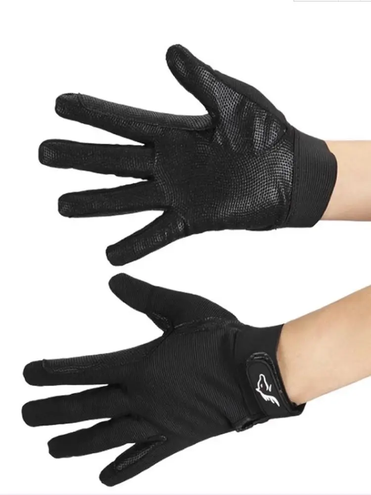 Силиконовые противоскользящие перчатки для верховой езды MXLINA