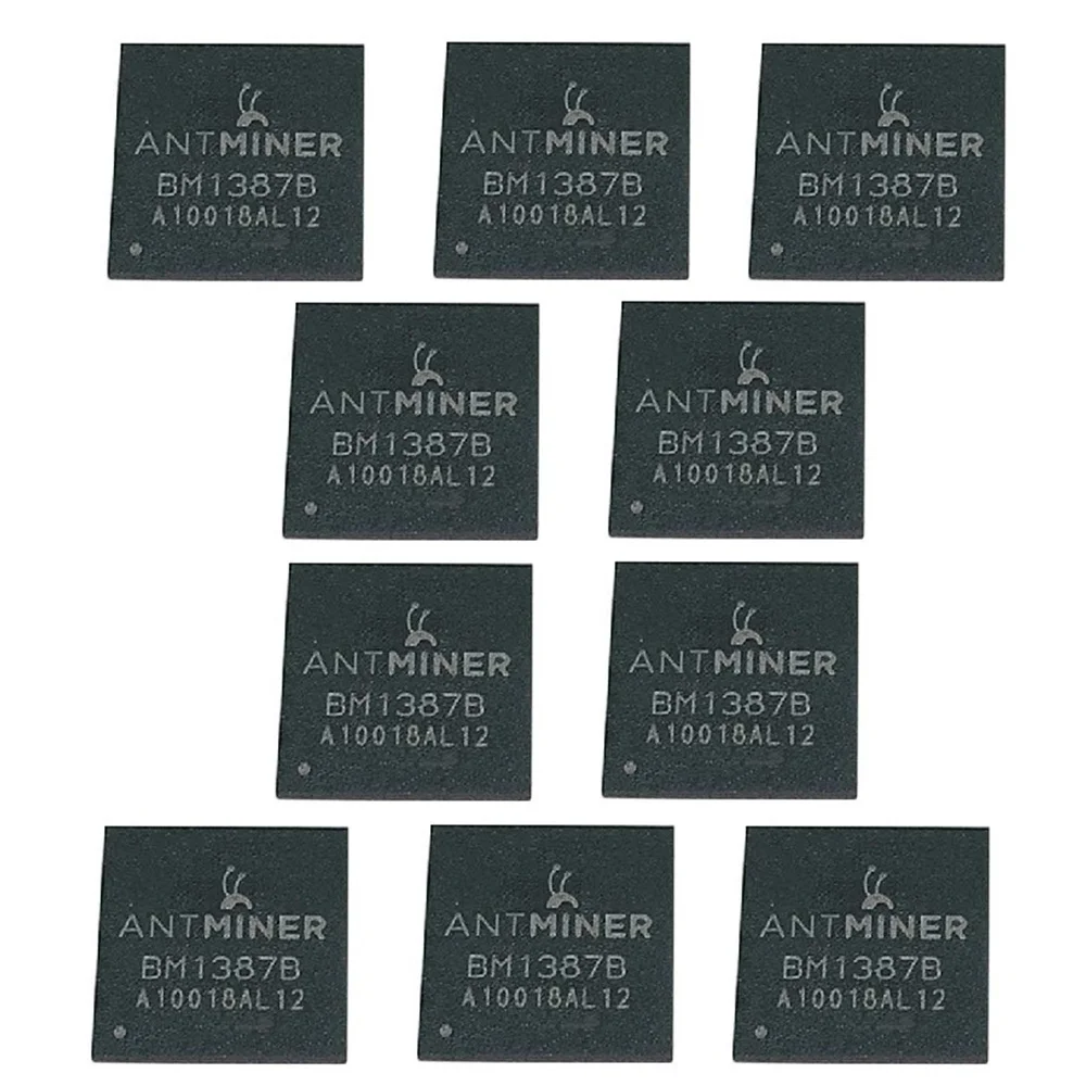 

10 шт., BM1387, BM1387B, ASIC-чип стандарта QFN32 для майнинга биткоинов, BTC, Antminer S9, S9I, T9, T9 + чип S9, Hash-плата стандарта