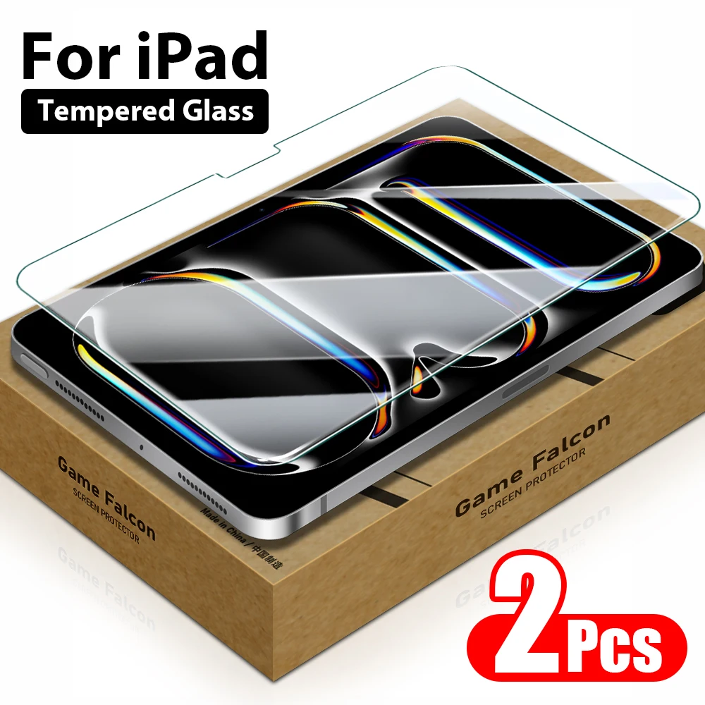 Для Ipad Pro 11 M4 10 9 закаленное стекло 9-го 10-го поколения для iPad Air 5 4 3 M2 Mini 6 7 2 2024