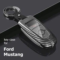 metal key case cover for ford fusion mustang explorer edge ecosport for lincoln mondeo mkc mkz mkx keychain accessories