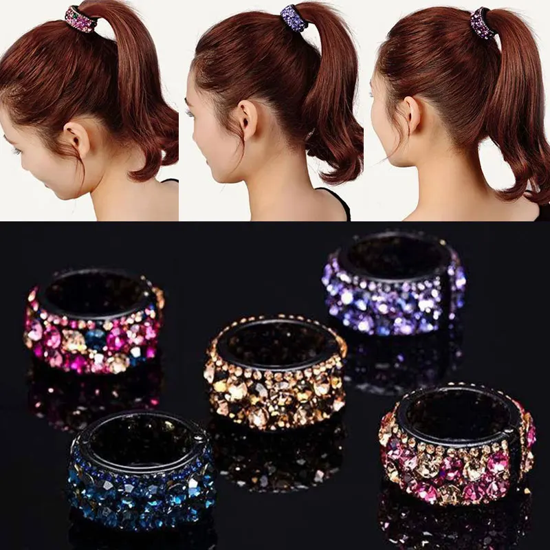 

1pcs Crystal Rhinestone Hair Claws Hair Accessories For Women Colorful Grab Clips Hairpins Hair Clips Ponytail Bun Headbands