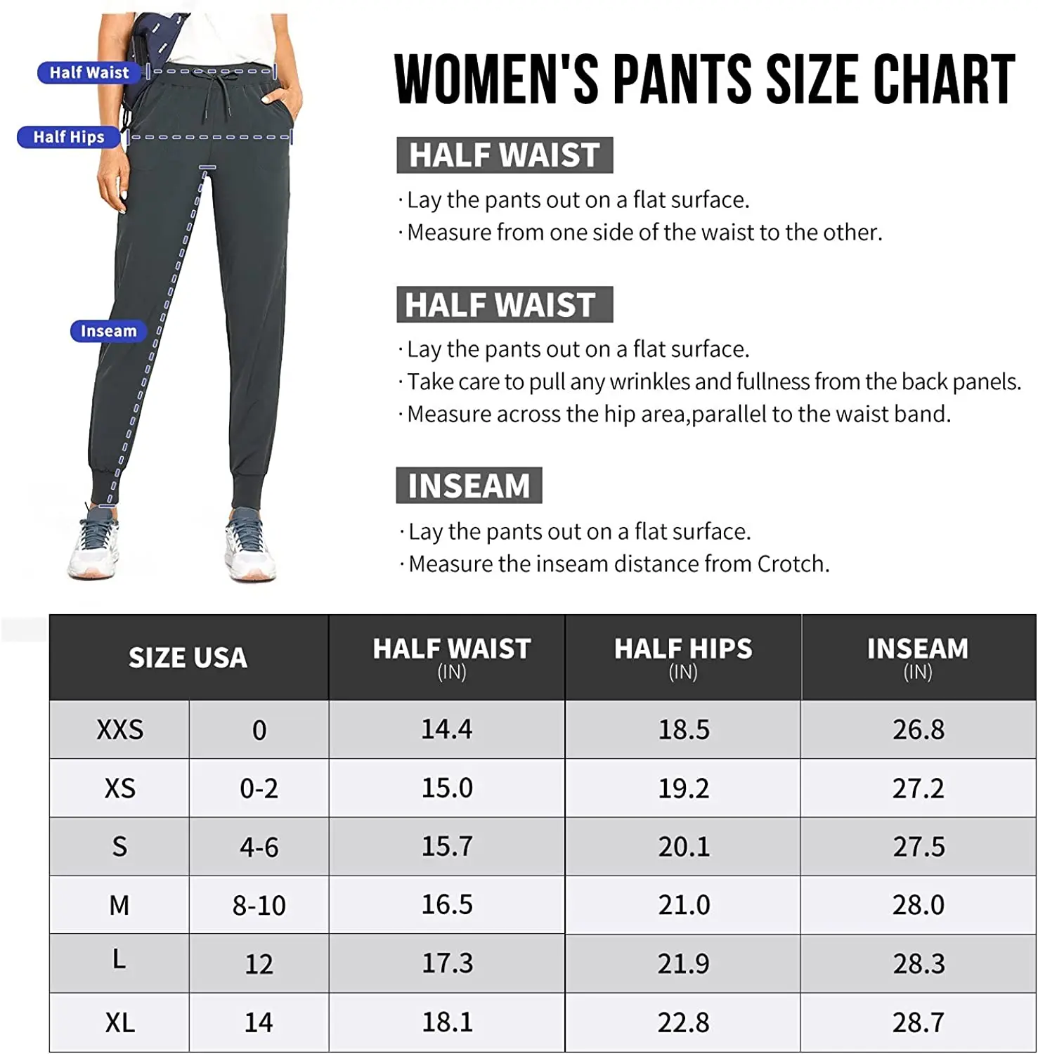 Women's Lightweight Joggers Pants Quick Dry Running Sweatpants Athletic Workout Track Pants- 27.5 inches Trousers Sweatpants