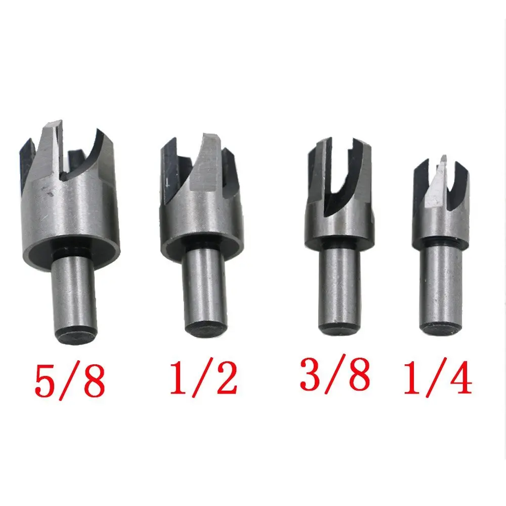 Режущий инструмент для резки древесины набор сверл прямой и конический конус 5/8